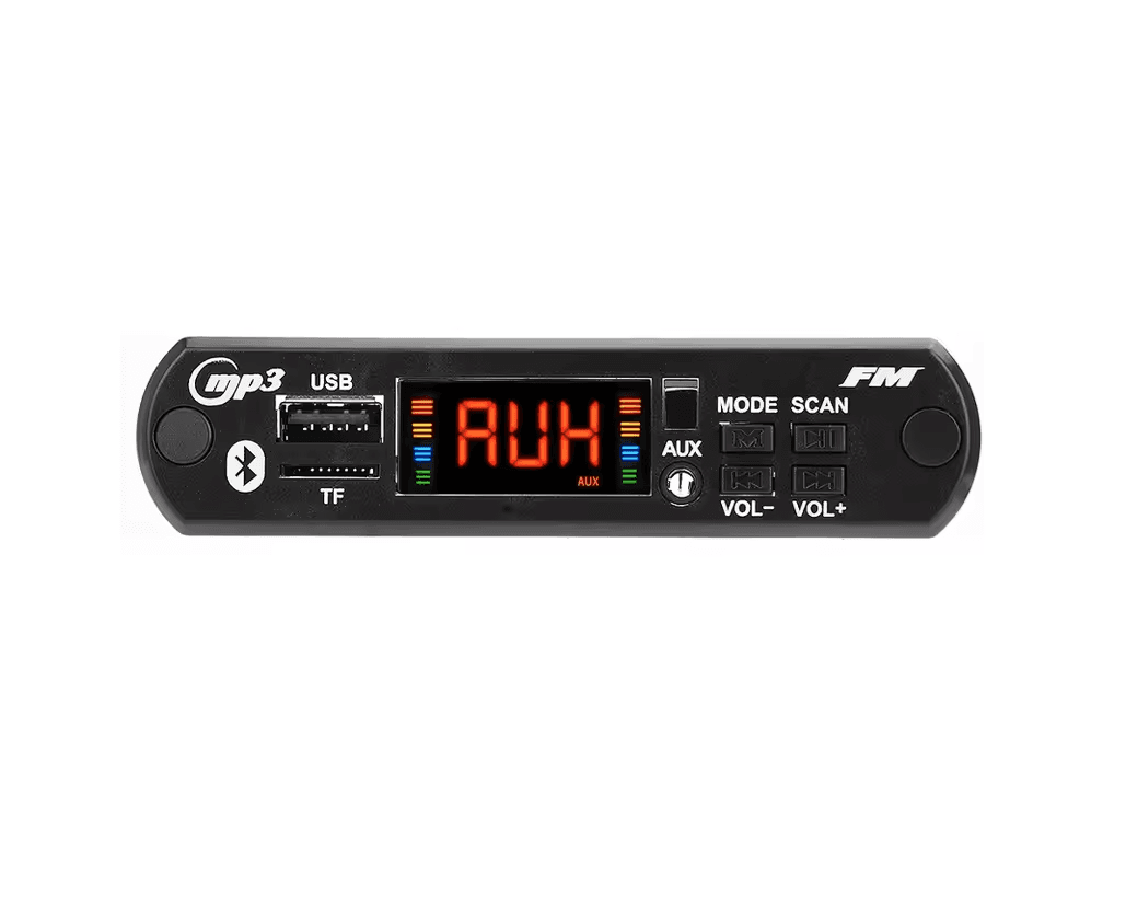 Modulo Amplificador USB AUX Bluetooth FM SD 12V - 2X25Wtts Ref: JQ-D011BT