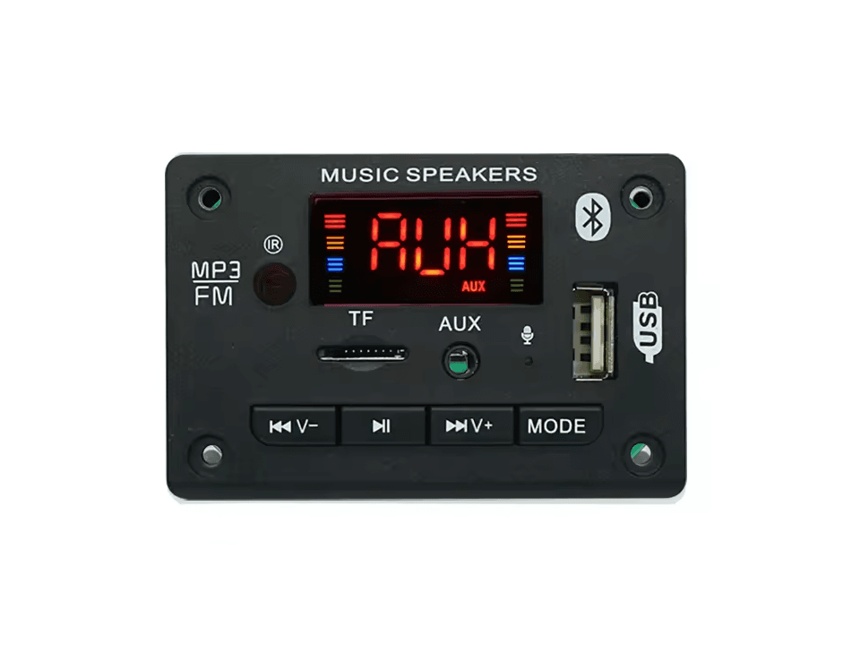Modulo Amplificador USB AUX Bluetooth FM SD 7-16V - 2X25Wtts Ref: JQ-D003BT