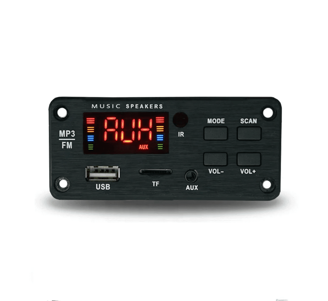 Modulo Amplificador USB AUX Bluetooth FM SD 7-16V 2x25Wtts Ref: JQ-D002BT