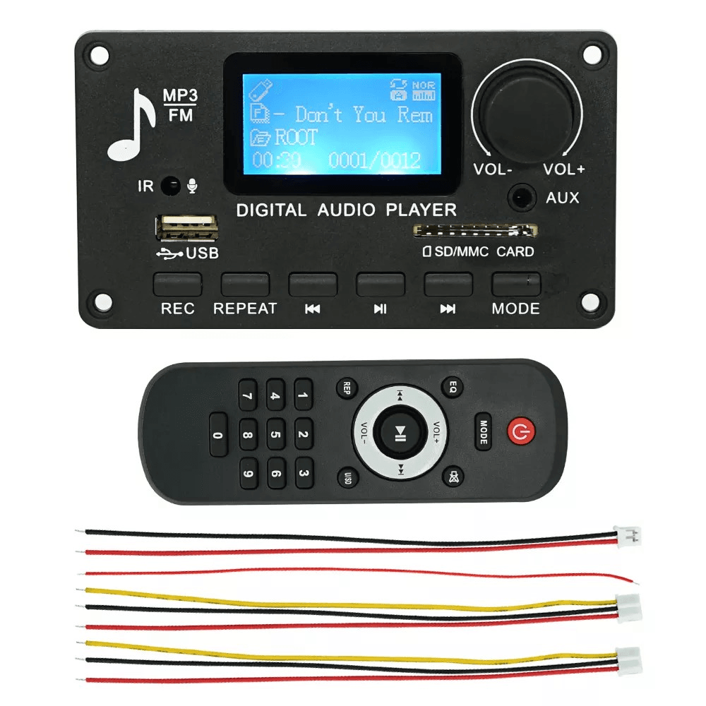Modulo Reproductor MP3 USB AUX Bluetooth FM TF Card 12V Ref: JQ-D006BT - Image 2