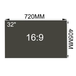 Filtro Polarizado LCD para TV 32" Pulgadas RA(16:9) ( 720x405mm )