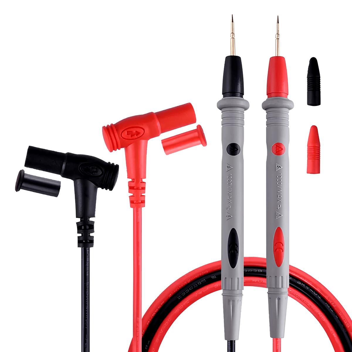 Puntas de prueba tipo Aguja para multímetro - tester 20A - 1000V