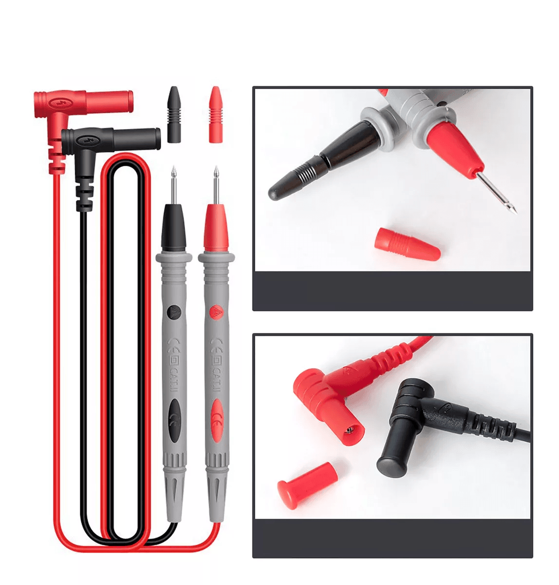 Puntas de prueba tipo Aguja para multímetro - tester 20A - 1000V - Image 3