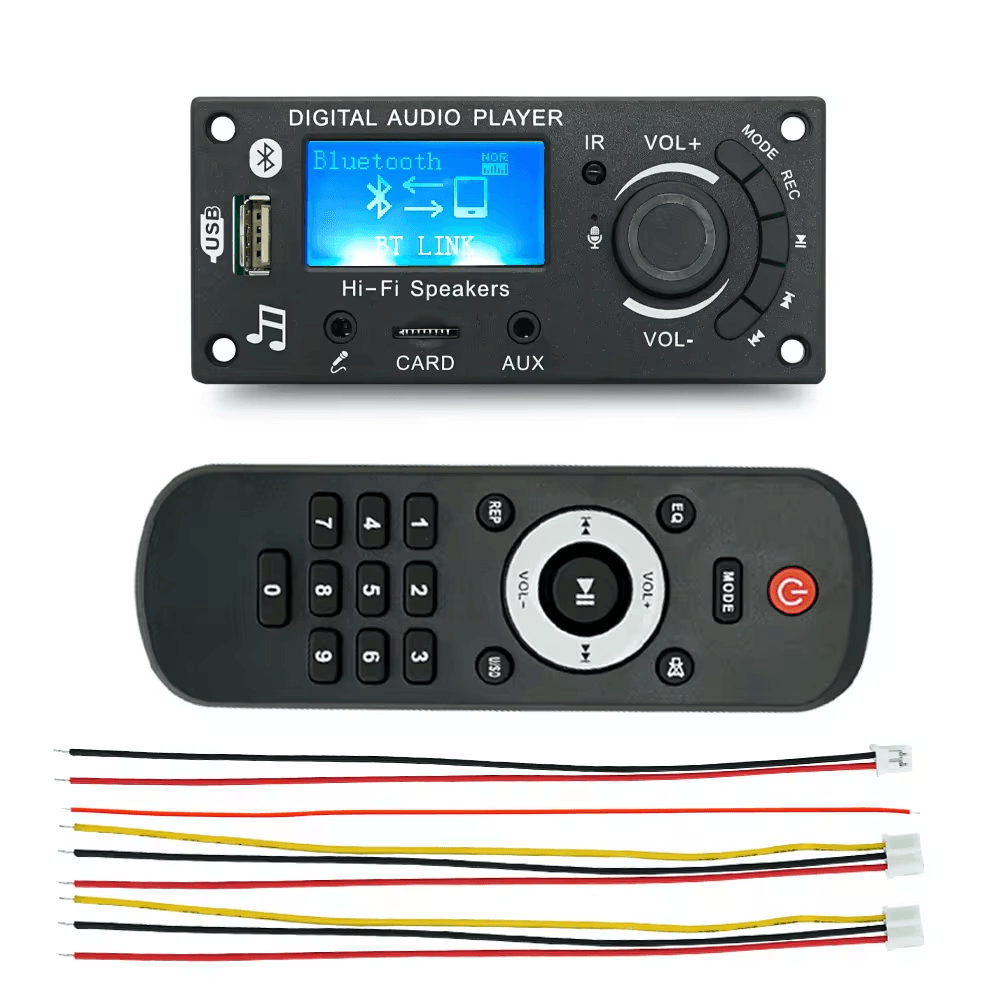 Modulo Reproductor MP3 USB AUX Bluetooth FM TF Card 12V Ref: JQ-D132BT - Image 2