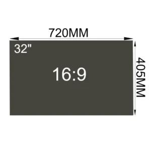 Filtro Polarizado LCD para TV 32" Pulgadas RA(16:9) ( 720x405mm )