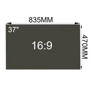 Película polarizada LCD para pantalla 37" Relación Aspecto (16:9) ( 835x470mm )