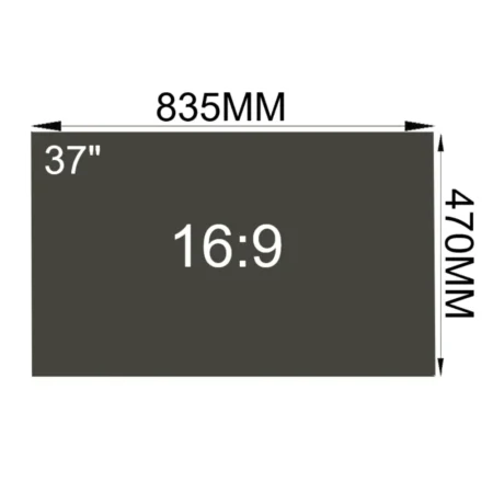 Filtro Polarizado LCD para TV 37" Pulgadas RA (16:9) ( 835x470mm )