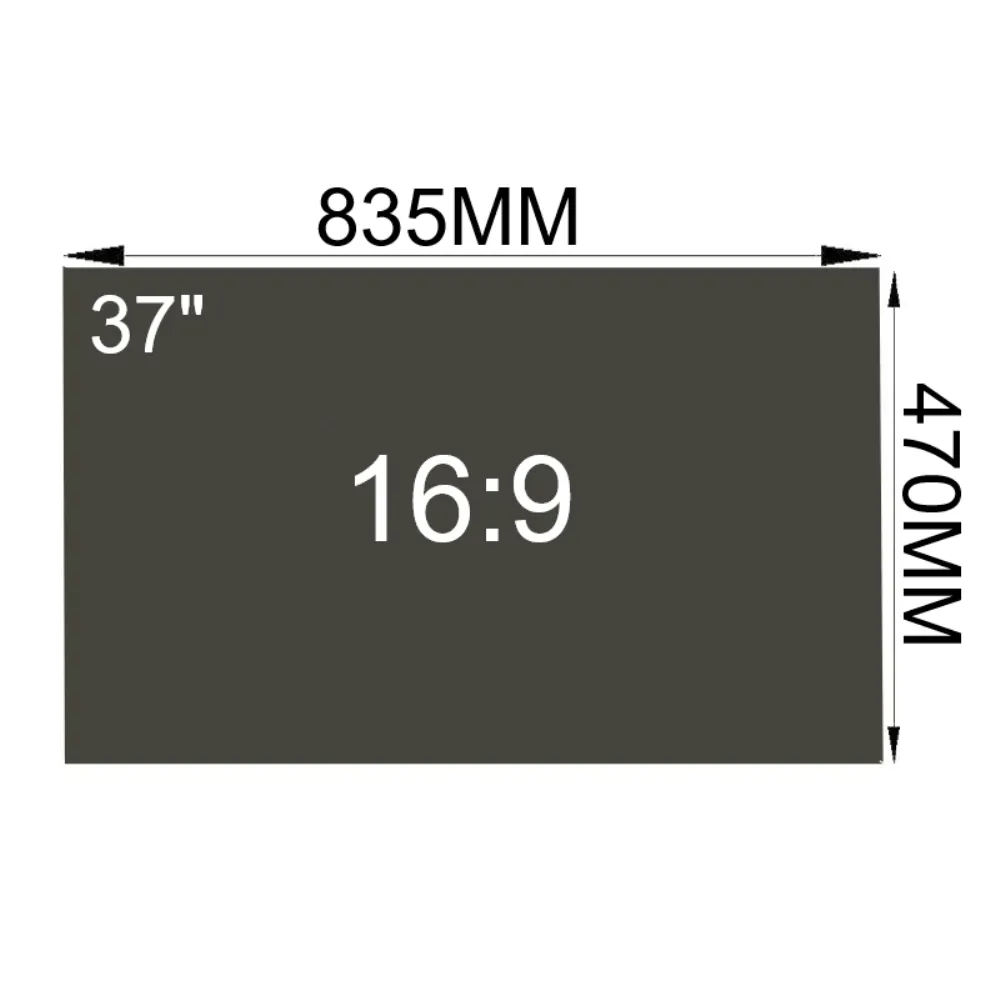 Filtro Polarizado LCD para TV 37" Pulgadas RA (16:9) ( 835x470mm )