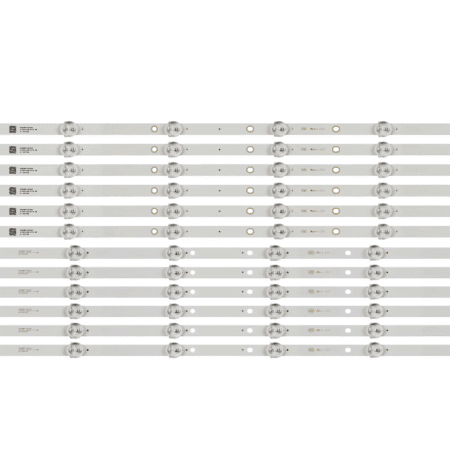 Barras de Led Para TV 55" Ref: 4708-K550WD-A3213K21 / K550WD70HE350A400 / 4708-K55WDR-A1213K01 / 4708-K55WDR-A1213K11 / K550WD7 / 55L310U REV. A 0E-55LED