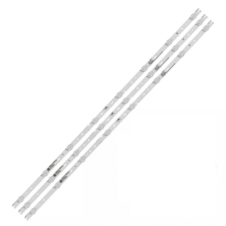 Barras de Led Para TV 43" Ref: HK43D08-ZC22AG-07 / 303HK430035 / 06-43F6-3X8-852X18-170903 / HK430M05 / 303HK430038 / HK43D08-ZC22AG-05 / 303HK430036 / BMTC/HK430M08 / 43F1