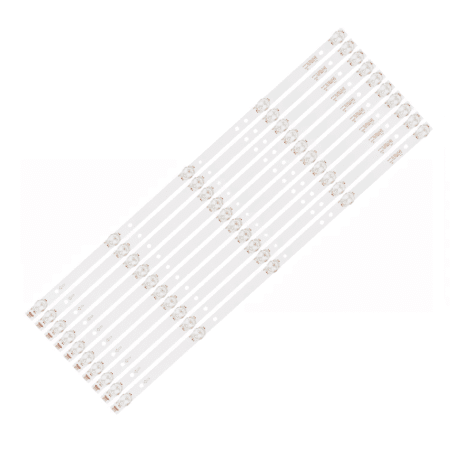 Barras de Led Para TV 58" Ref: JS-D-JP58DM-051EC (00829) / R72-58D04-005 / JS-D-JP58DM-051EC (81225) / E58DM1000/3030-5S1P / 575-14-1T/3030-300-6.6/10P