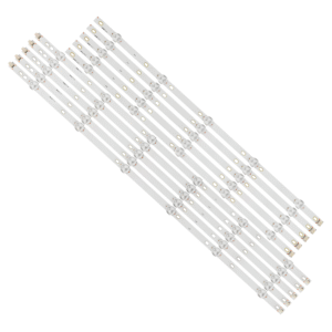 Barras de Led Para TV 58" ( 10pcs - 5+6led - 3v - 535+645mm ) - Ref: LB58003 V0_0 / LB-GM3030-GJPHP585X11AA12-R-2-T / M08-TP58030-0601R-3908G / 0501L-3907G / TPT580F2-PU1L.Q / CRH-AA58AA1230300511L8AHREV1.1 / ShineOn 2D03908
