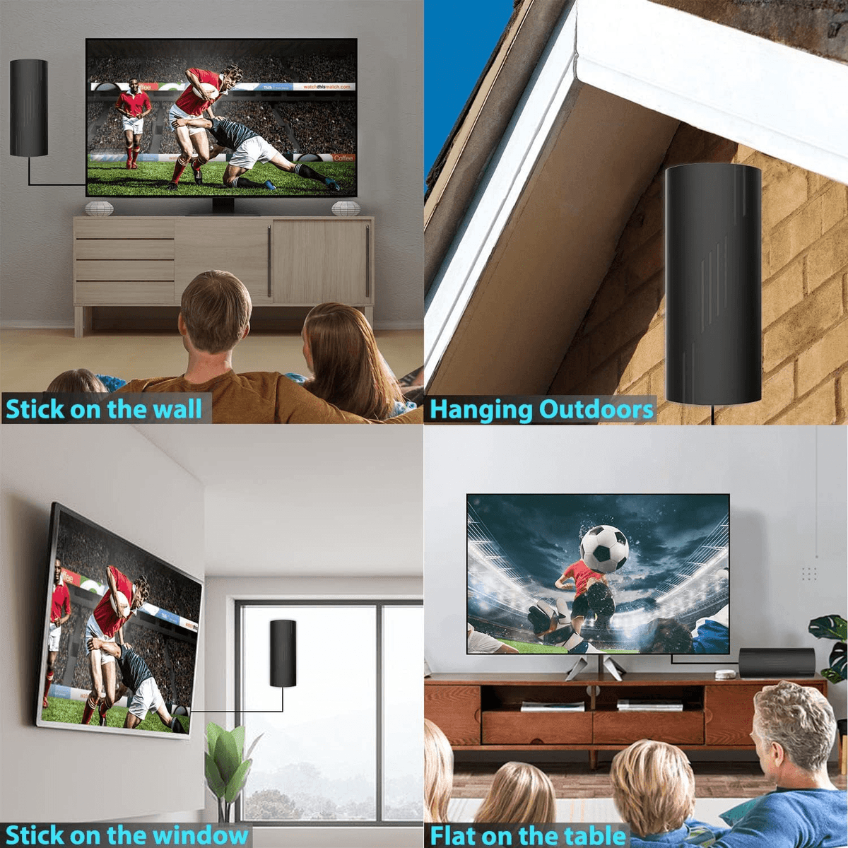 Antena TDT Interior / Exterior UHF 470-862Mhz Ganancia 25 dbi / DVB-T2 - Image 4