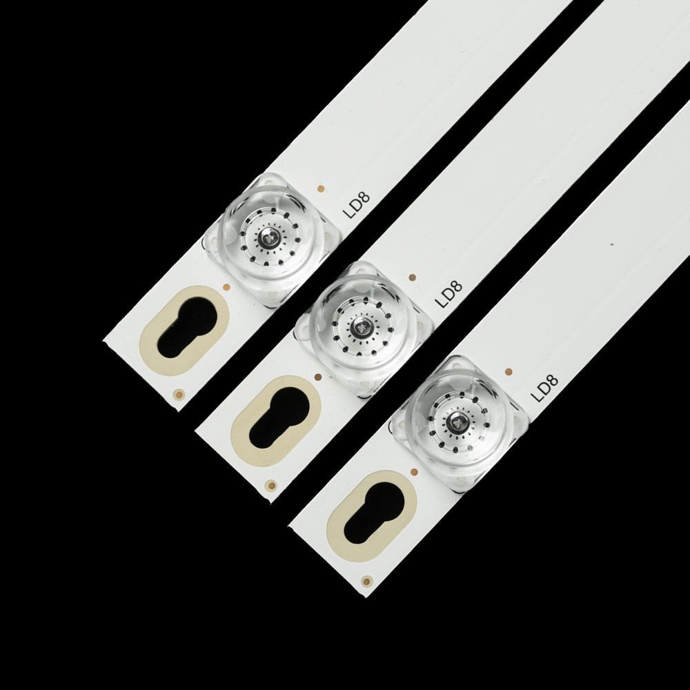 Barras de Led Para TV 43" Ref: OEM43LB06_LED3030F2.1V_1.2 / 4C-LB4308-ZM02J / TOT-43D2900-3X8-3030-d6-2d1 / YHA-4C-LB4308-YH05J / 43D2900 / 43HR330M08A2 / 43HR330M08A5 - Image 5